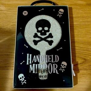 Bling Skulls 💀 ☠️ 5X Handheld Mirror 🪞